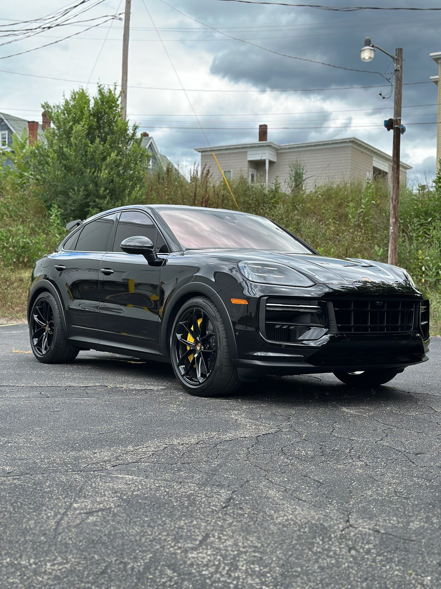 Meticulous application of clear paint protection film to a performance vehicle bumper